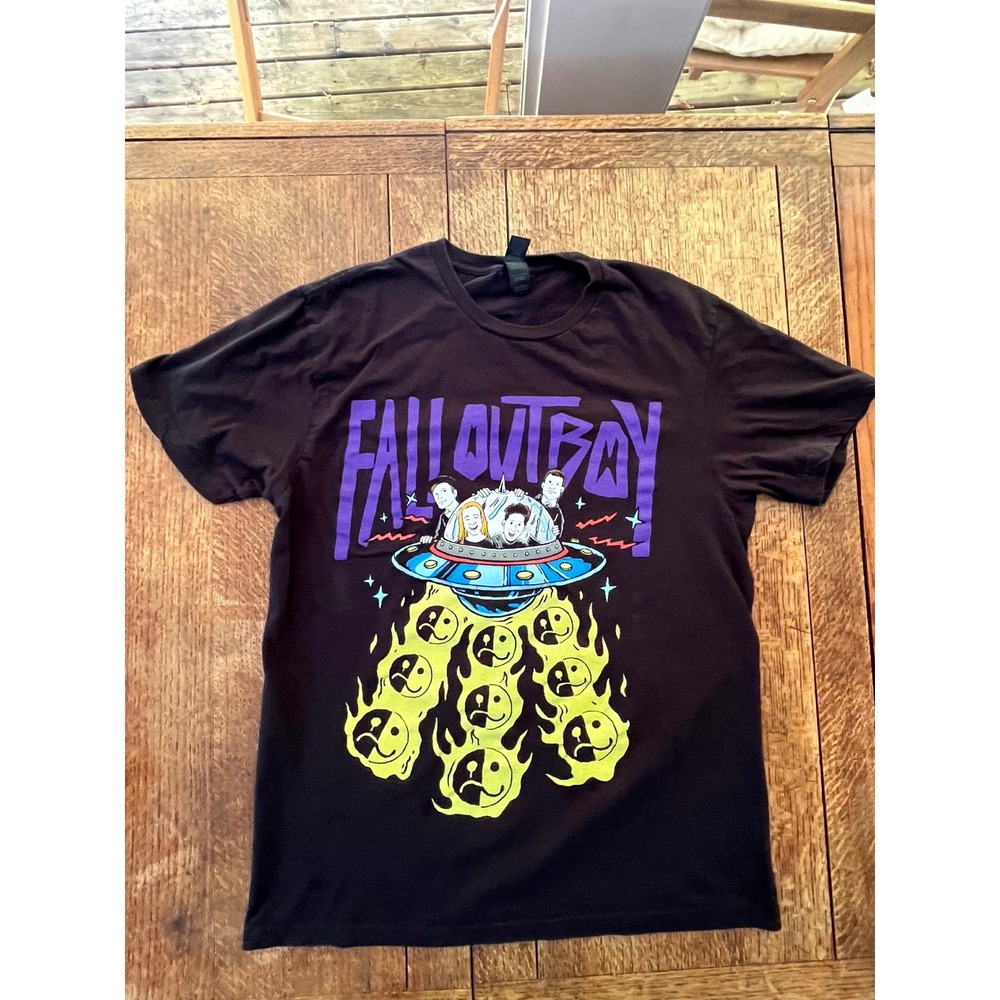 Fall Out Boy So Much For The Stardust tour black short sleeve cotton T-shirt